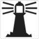 BS 8501 Public Information Symbol No 8051: Lighthouse