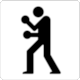 BS 8501 Public Information Symbol No 9007: Boxing