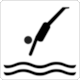 BS 8501 Public Information Symbol No 9017: Diving