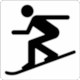 BSI 8501 Public Information Symbol No 9056: Snowboarding