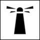 Traffic Sign from Brazil: THC-09  Lighthouse (Farol)