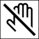 Experience Japan Pictograms: Pictogram Do Not Touch (SAWARUNA)