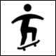 Experience Japan Pictograms: Pictogram Skateboarding