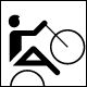 ERCO Pictogram No 784: Mountain Biking