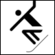 Erco Pictogram No 869: Snowboarding