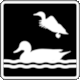 Pictogram IS1-2: Lagoon Birds Watching (Observaci�n de Aves de Laguna) from Ecuador