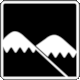 Pictogram  IT1-17: Snow-capped Hills or Mountains (Colinas / Nevados) from Ecuador