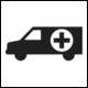 ISO 7000, Graphical symbols for use on equipment, No 2565: Emergency First Aid Vehicle