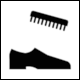 ISO 7001 Public Information Symbol PI CF 019 Shoeshine