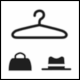 ISO 7001 Public Information Symbol PI PF 024: Cloakroom