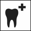 ISO 7001 Public Information Symbol PI PF 043 Dentist