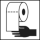 ISO 7001 Public Information Symbol PI PF 076 Toilet Paper