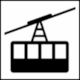 ISO 7001 Public Information Symbol PI TF 011: Cable Car