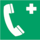 ISO 7010 Registered Safety Sign E004: Emergency Telephone