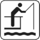 U.S. National Park Service Map Symbol: Recreation (Water) - Fishing pier