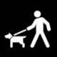 NZS 8603 Outdoor Recreation Symbol No 70: Dogs on Leash