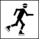 NORM A 3011 Public Information Symbol No 153: Inline Skating