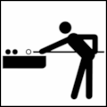 NORM A 3011 Public Information Symbol No 154: Billiard