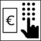 Pictogram Automatic Teller Machine, ATM (Cajero automtico) from Fundacin ONCE