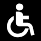 Pictogramas Universales de Madrid, Pictogram Reduced Mobility (Mobilidad reducida), designed by Avanti, Barcelona