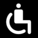 Takahashi page 10, Silverstone 2001, Pictogram No 14: Toilet for Disabled. Design: Peter Grundy (Grundy & Northedge)