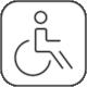 Acropolis Museum Map Leaflet: Pictogram Wheelchair Access