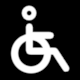 Map Symbol No 20: Wheelchair Access (Nigel Holmes for Smithsonian Institution, 2002)