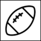 Icon No 7062117: Rugby by Rutmer Zijlstra (The Noun Project)