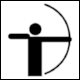 SIS Pictogram PI SF 007: Archery (Symboler  Bgskytte)