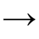 Arrow found in Arial font