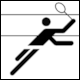 Pictogram Badminton by Aicher