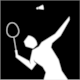 Summer Olympics London 2012: Pictogram Badminton