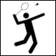 Pictogram Badminton (Vienna, BfS)