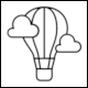 Pictogram No 3928932: Hot Air Balloon by Meiertoberens