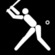 Abdullah & H�bner page 77, Summer Olympics Los Angeles 1984: Pictogram Baseball