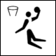 Summer Olympics Tokyo 2021: Pictogram Basketball