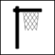 Map Symbol: Basketball from freizeitkarte-osm.de