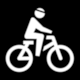 City of New York, Brooklyn Bridge Park: Pictogram Biking