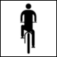 Detail from R-35a: Cyclist, move left (Ciclista, transite  esquerda, Brazil)