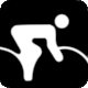 Abdullah & Hbner page 74, Summer Olympics Moscow 1980: Pictogram Cycling