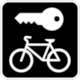 Pictogram Pict-51: Bicycle Rental Center from Qubec