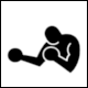 Modley & Myers page 112, Swedish Standard Recreation Symbols (SSRS): Pictogram Boxing