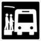 Pictogram SIS-19b: Bus Station (Estacin de autobuses) from Mexico City