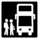 Pictogram SIS-92: Bus Stop for Tourists (Parada de autobs turstico) from Mexico City