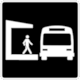 Pictogram No I-330-2: Park and Ride signs, City Bus (Silhouette de l'autobus interurbain) from Qubec