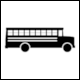 Traffic Control Device Sil-9: School Bus Outline (Silhouette de l'autobus scolaire) from Qubec