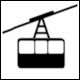 Pictogram Cable Car from Switzerland, 1972