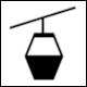 Map Symbol: Gondola Lift (Kabinenbahn; Gerlitzen, Austria)