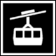 Deutsche Bahn InfraGO (2025), Pictogram No 03_092: Aerial Cableway (Seilschwebebahn)