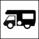 French Traffic Sign Symbol ID30: Campervan